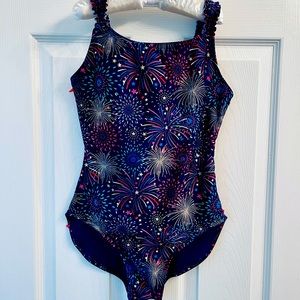 Girls fireworks swimsuit
